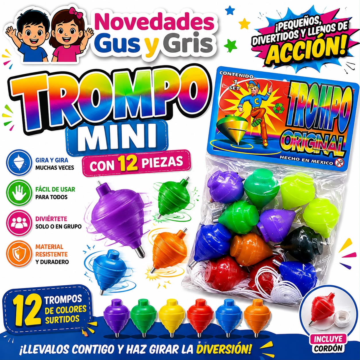trompo mini nacional con 12