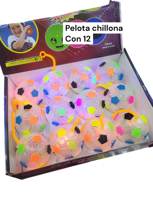 Pelota chillona de balon con 12 hz-7.5