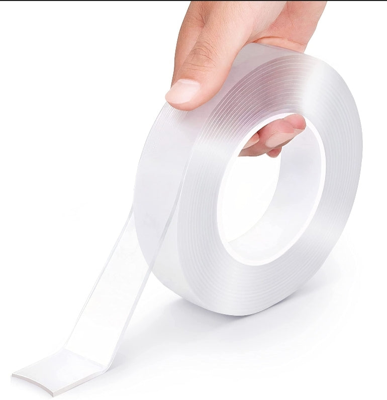 cinta doble cara transparente