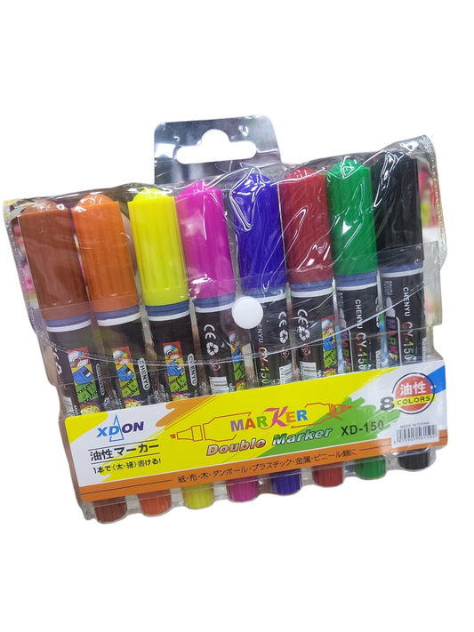 marcador colores con 8 marker