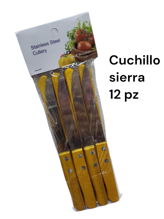 Cuchillo sierra con 12