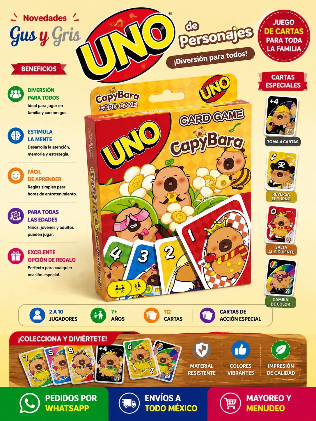 juego del uno personaje
