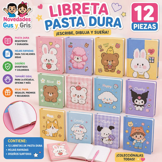 Libreta pasta dura uB-2004B