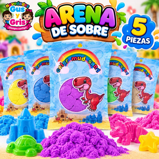 Arena sobre con 5 pz